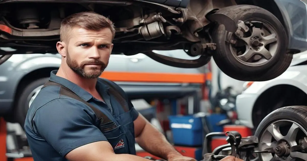 An auto repair mechanic